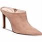 Kenneth Cole New York Riley 110 Camurça Bico Fino Mules Femininos Rosa Tamanho 8M