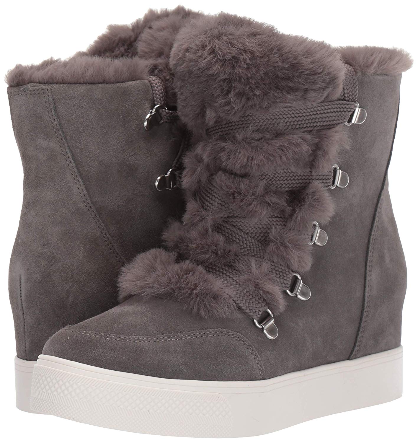 Tênis Wharton Steve Madden Feminino Cinza Tamanho 8 M