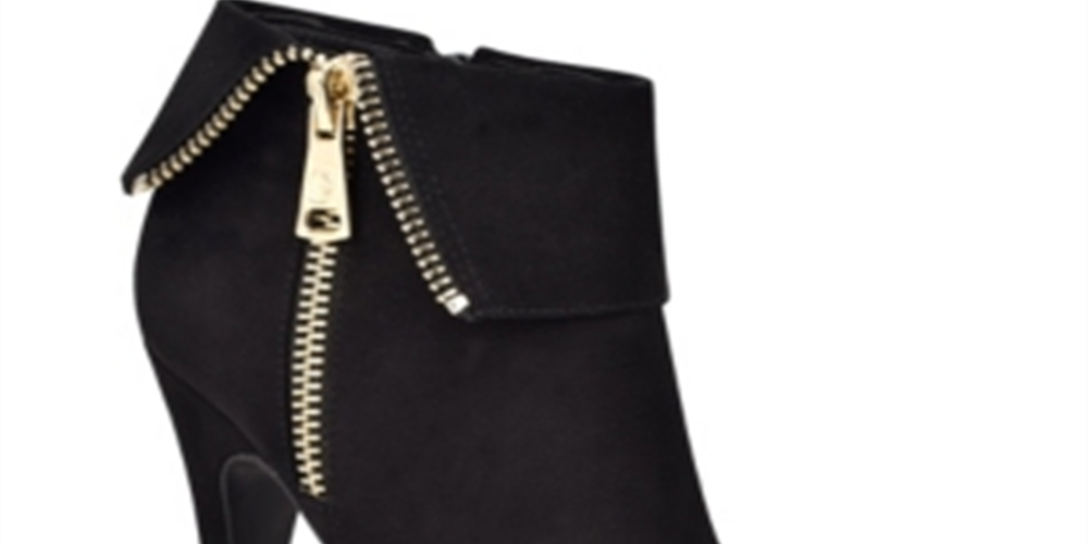 Botas de cano curto femininas GBG Los Angeles Docker de camurça sintética, pretas, tamanho 8,5 M