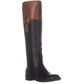 Tommy Hilfiger Ilia4 Botas de montaria femininas de cano alto, pretas, tamanho 7 M