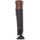 Tommy Hilfiger Ilia4 Botas de montaria femininas de cano alto, pretas, tamanho 7 M