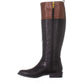Tommy Hilfiger Ilia4 Botas de montaria femininas de cano alto, pretas, tamanho 7 M