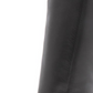 Botas femininas Bandolino Lella Solid Almond Toe até o joelho, pretas, tamanho 6 M