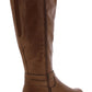 Botas femininas casuais Esprit BK Slouchy Oliana, pretas, tamanho 8,5