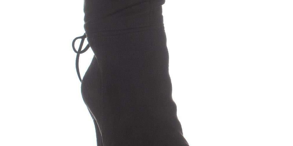 Zigi Soho Jeenie Fabric Feminino Bico Fino Cano Médio Fashion Preto Tamanho 9 M