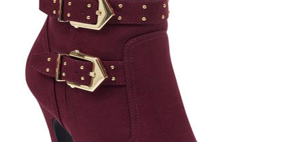Botas femininas Guss Dalli2 bico redondo tornozelo fashion roxas tamanho 5 M