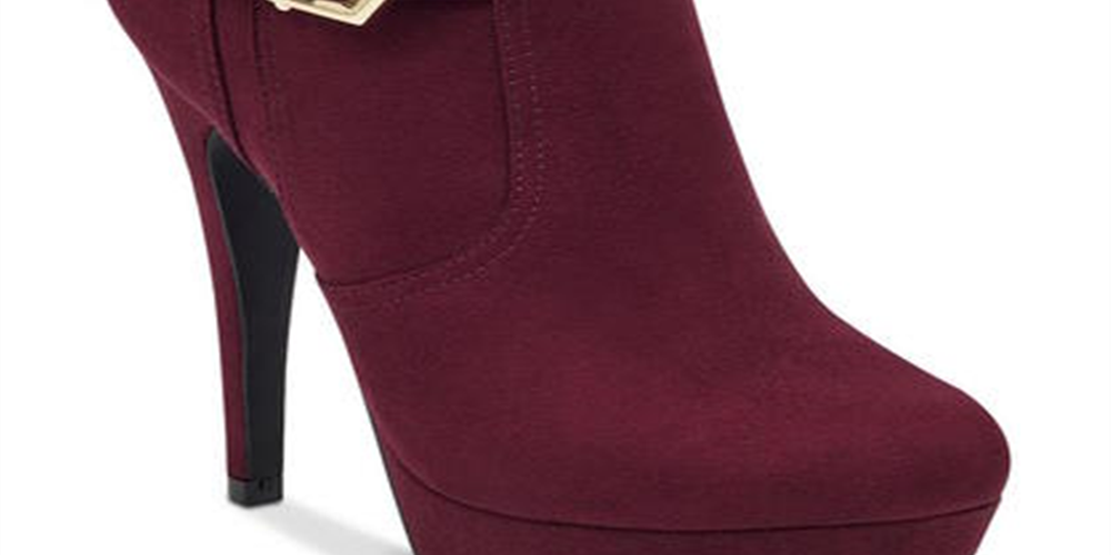 Botas femininas Guss Dalli2 bico redondo tornozelo fashion roxas tamanho 5 M