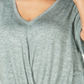 Camiseta Calvin Klein Feminina Manga Curta Active Wear Top Plus Verde Tamanho 3X