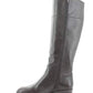 Botas femininas Alfani Briaah Fabric bico redondo joelho alto marrom tamanho 8,5 m