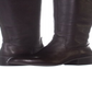Botas femininas Alfani Briaah Fabric bico redondo joelho alto marrom tamanho 8,5 m