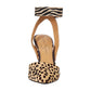 Jessica Simpson Sapato Feminino Perinna Animal Print Marrom Tamanho 8 M