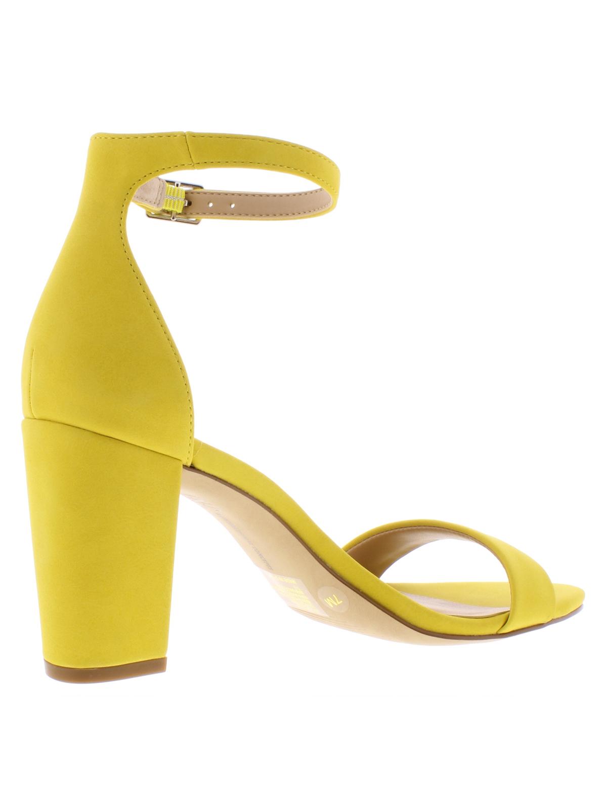 Sandálias femininas Kivah Solid Party Dress da INC International Concepts, amarelas, tamanho 7 M