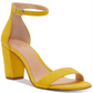 Sandálias femininas Kivah Solid Party Dress da INC International Concepts, amarelas, tamanho 7 M
