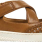 Mary Janes Yesica Woven Caramel Yesica para mulheres da BareTraps, marrom, tamanho 9 M