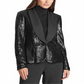 Ralph Lauren Blazer Feminino de Lantejoulas Preto Tamanho 12