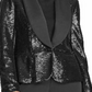 Ralph Lauren Blazer Feminino de Lantejoulas Preto Tamanho 12