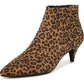 Botas femininas Kirby Cheetah Print Circus By Sam Edelman, marrom, tamanho 5 M