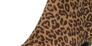 Botas femininas Kirby Cheetah Print Circus By Sam Edelman, marrom, tamanho 5 M