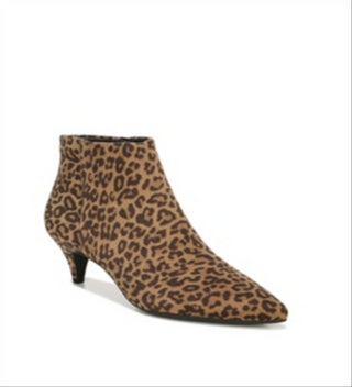 Botas femininas Kirby Cheetah Print Circus By Sam Edelman, marrom, tamanho 5 M