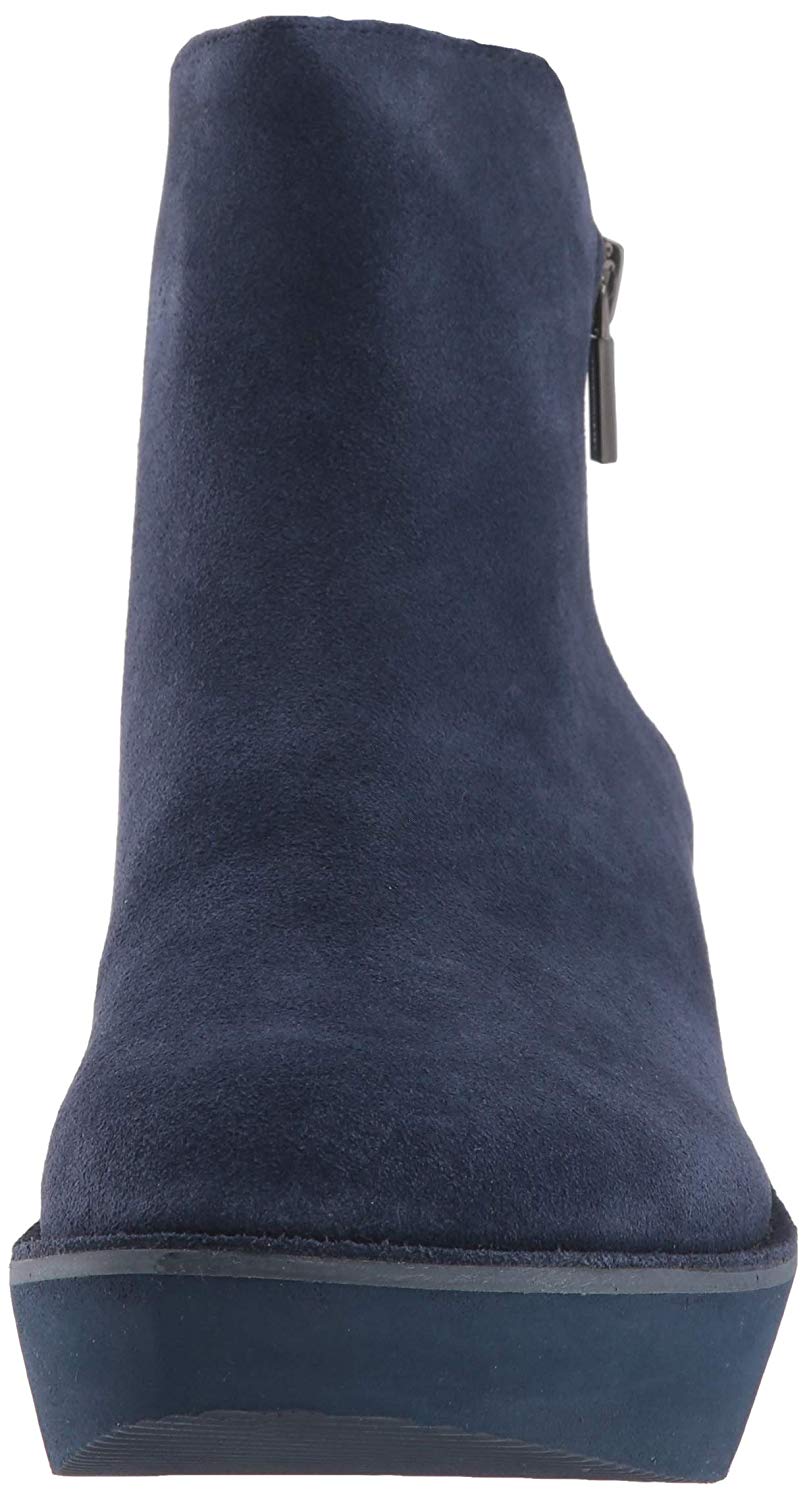 Botas femininas Kenneth Cole Reaction Prime Leather, tamanho 6 M, azul