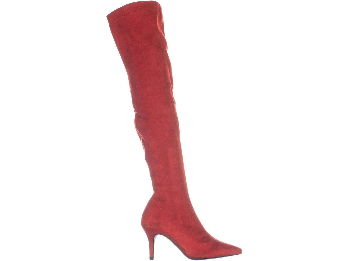 Botas femininas da INC International Concepts, bico fino, acima do joelho, tamanho 7,5 M, tecido BRIELLAF
