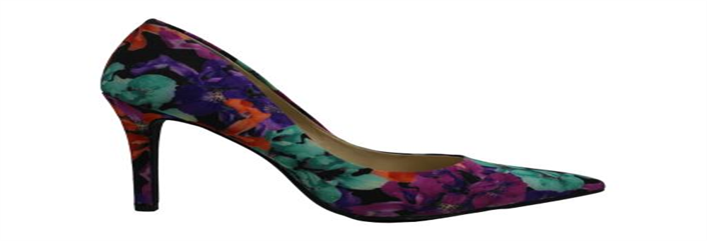 Jessica Simpson Cassani Canvas Sapatos Clássicos de Bico Fino Femininos Pretos Tamanho 7 M