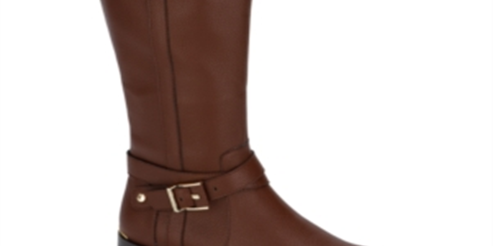 Botas de montaria Kenneth Cole Reaction Wind femininas, marrom, tamanho 5 M