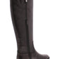Botas de montaria altas femininas INC International Concepts Fawne Leather, cinza, tamanho 6,5 M