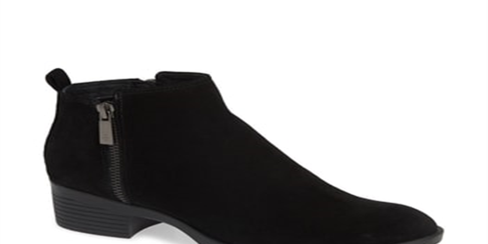 Bota feminina Kenneth Cole Levon Suede Preta Tamanho 7 M