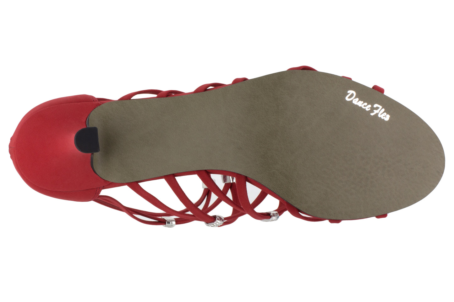 Sandálias femininas Nightingale Evening da Easy Street, vermelhas, tamanho 8 M