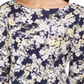 Camiseta feminina Charter Club com estampa combinada de algodão Pima, azul-marinho, tamanho P