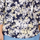 Camiseta feminina Charter Club com estampa combinada de algodão Pima, azul-marinho, tamanho P