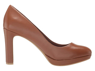 Calvin Klein Russet Premda Nappa Heels Feminino - Marrom Tamanho 8 M