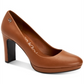 Calvin Klein Russet Premda Nappa Heels Feminino - Marrom Tamanho 8 M