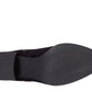 Botas femininas Steve Madden Jacey acima do joelho em couro sintético, pretas, tamanho 9 M