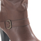 Botas de cano médio femininas Sachi de couro sintético Style &amp; Co, marrom, tamanho 10 M