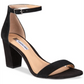 Sapatos abertos de couro Kivah da INC International Concepts para mulheres, pretos, tamanho 6,5 M