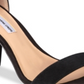 Sapatos abertos de couro Kivah da INC International Concepts para mulheres, pretos, tamanho 6,5 M