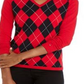 Suéter Tommy Hilfiger Feminino Argyle Colorblocked Vermelho Tamanho -XXL