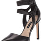Sapato Tereza de couro feminino Nine West, preto, tamanho 8 M