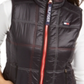 Colete esportivo acolchoado feminino Tommy Hilfiger, preto, tamanho G