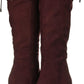 Sapatos femininos Kenneth Cole Reaction Corie Lace Borgonha, tamanho 7