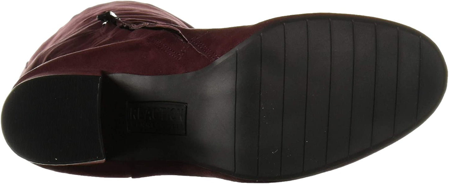 Sapatos femininos Kenneth Cole Reaction Corie Lace Borgonha, tamanho 7
