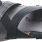 Sandália feminina Bearpaw Shelli com tiras, preta, tamanho 11 M