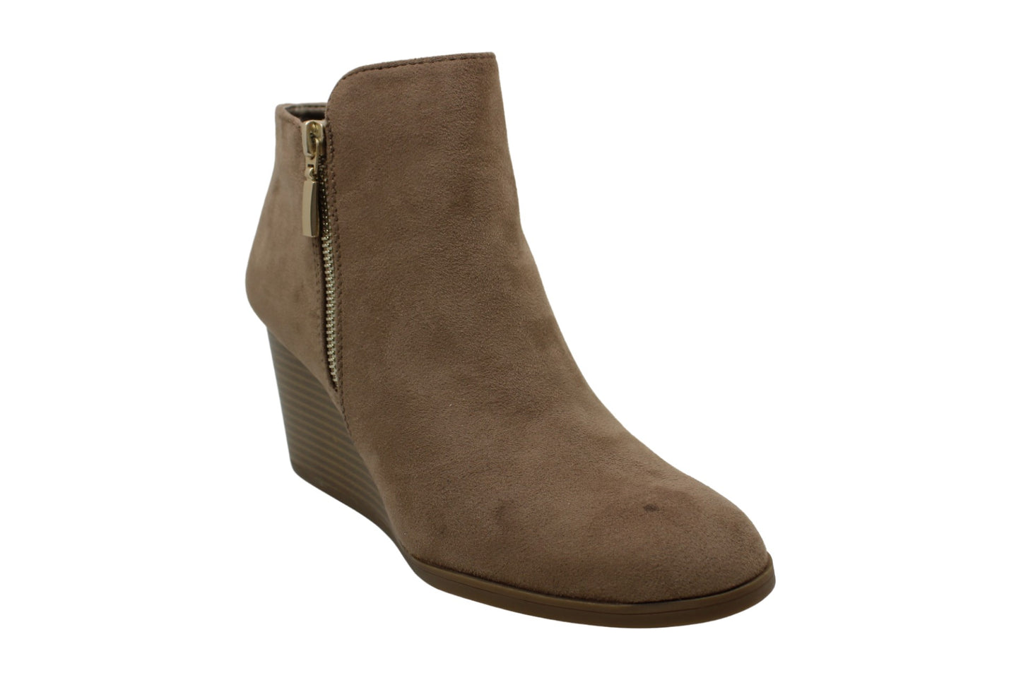 Botas femininas Wynonaa bico redondo e assimétricas com acolchoamento Style &amp; Co, marrom, tamanho 10 M