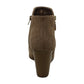 Botas femininas Wynonaa bico redondo e assimétricas com acolchoamento Style &amp; Co, marrom, tamanho 10 M