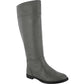 Bota feminina Bella Vita Rebecca II de cano alto, cinza, tamanho 6 M