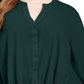 Camisa Inc Plus Twist-Front Verde Tamanho 2X