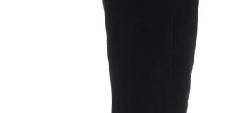 Botas altas de cano alto American Rag Tegan Suede femininas, pretas, tamanho 10 M