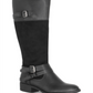 Botas femininas estilo &amp; co Ashliie com bico fechado e cano alto, pretas, tamanho 10M